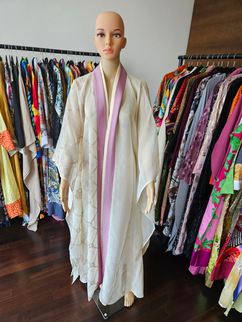 Eleni pink kaftan dress