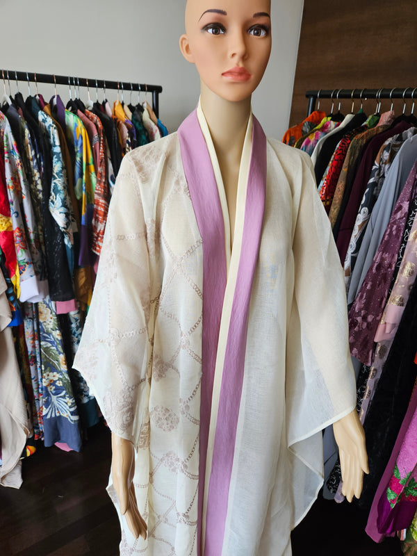 Eleni pink kaftan dress