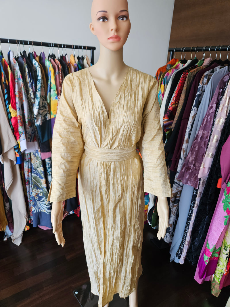 Addison gold abaya