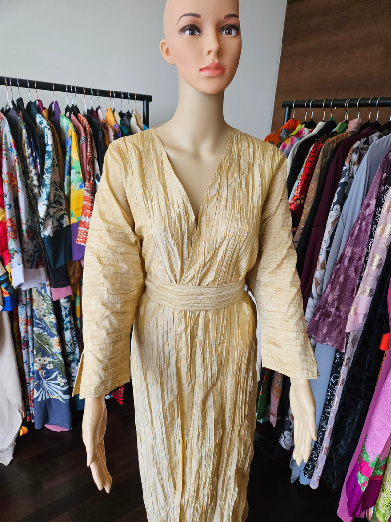 Addison gold abaya