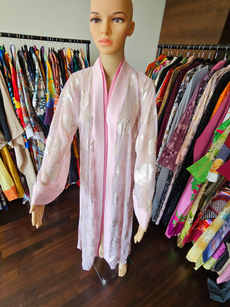 Charlotte pink abaya