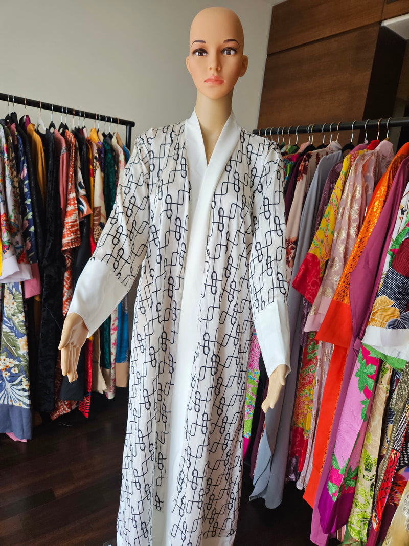 Ivory kimono robe