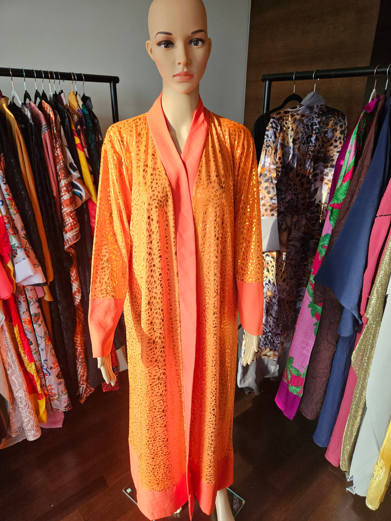 Imogen orange abaya