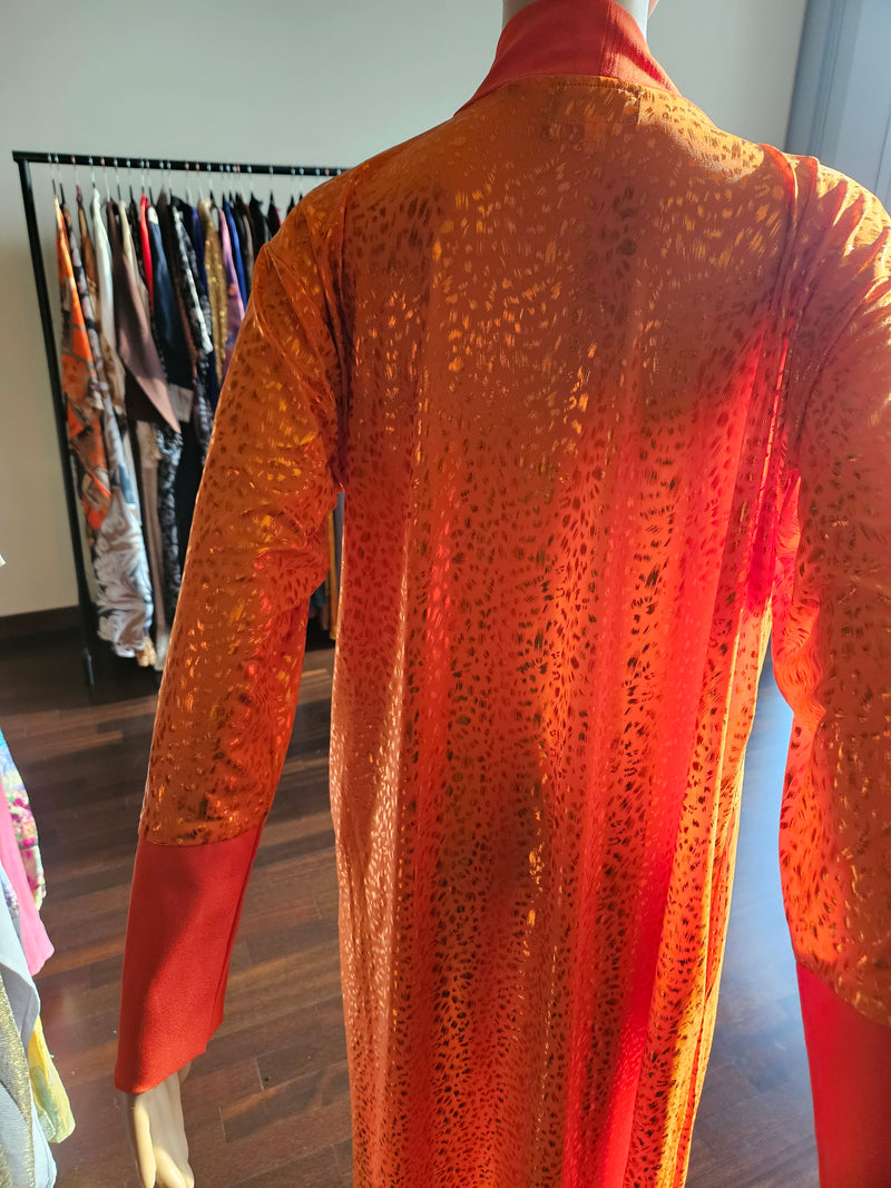 Imogen orange abaya