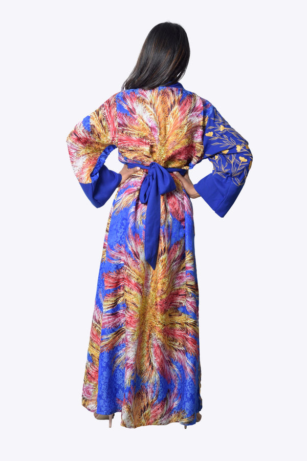 Long kimono multi color