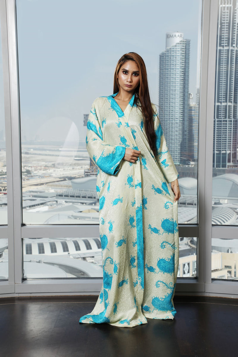 Luxury silk loungewear Kimono robe 
