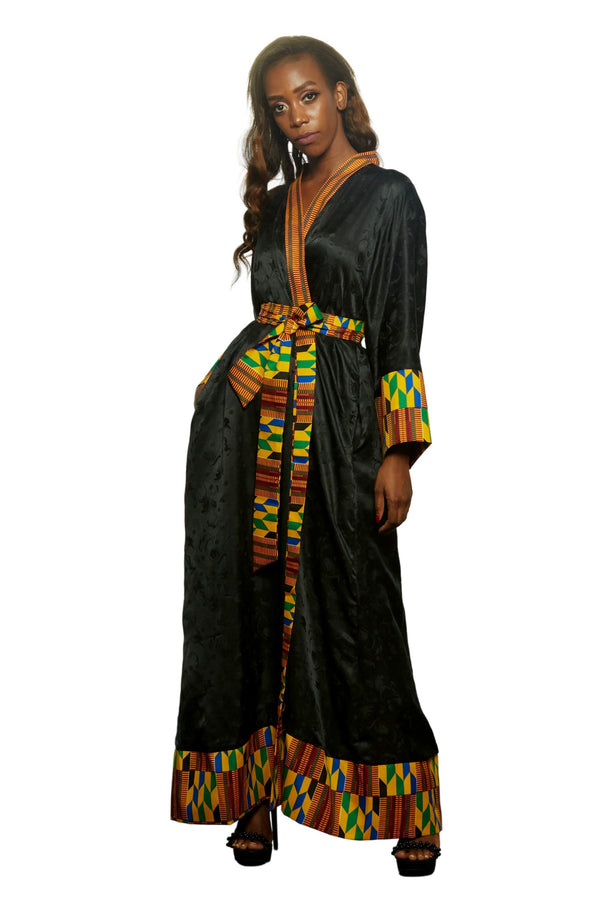 african silk nightgown