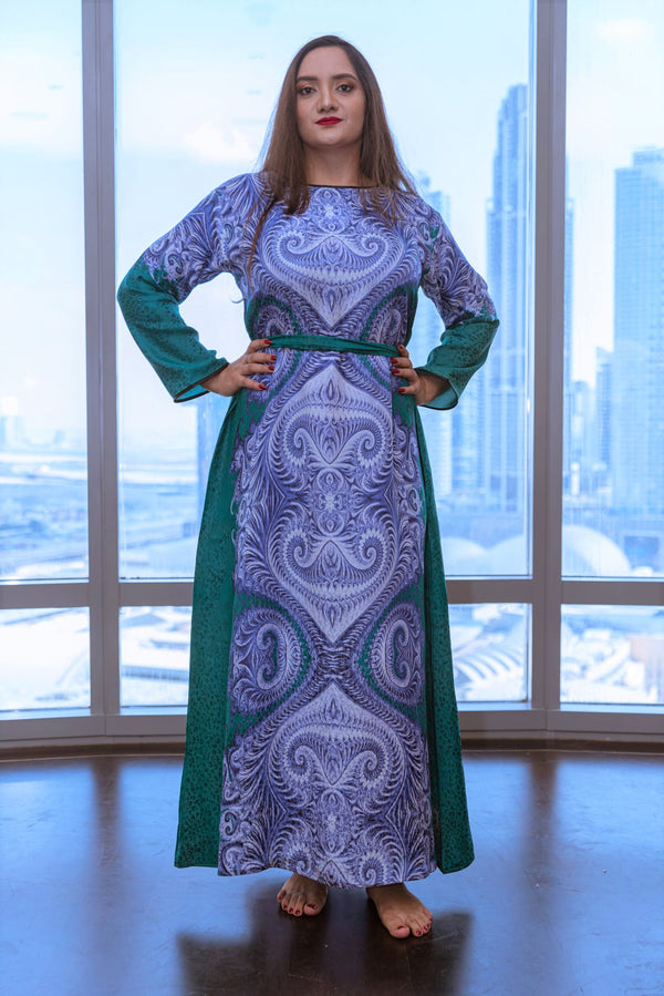 Plus Size Silk Caftan Dress  Ellectives