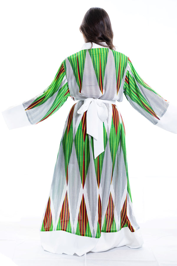 bohemian cotton kimono robe