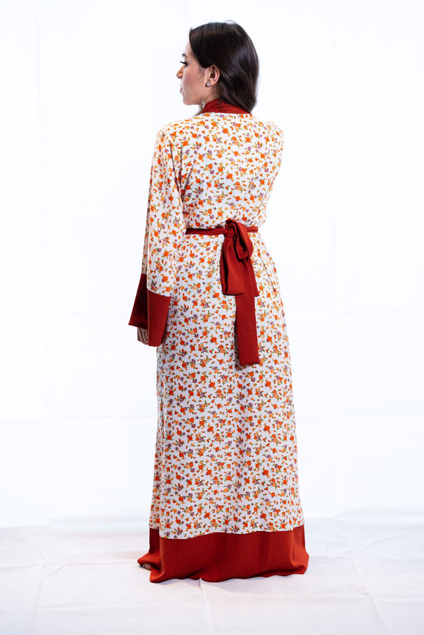 burnt orange nightgown