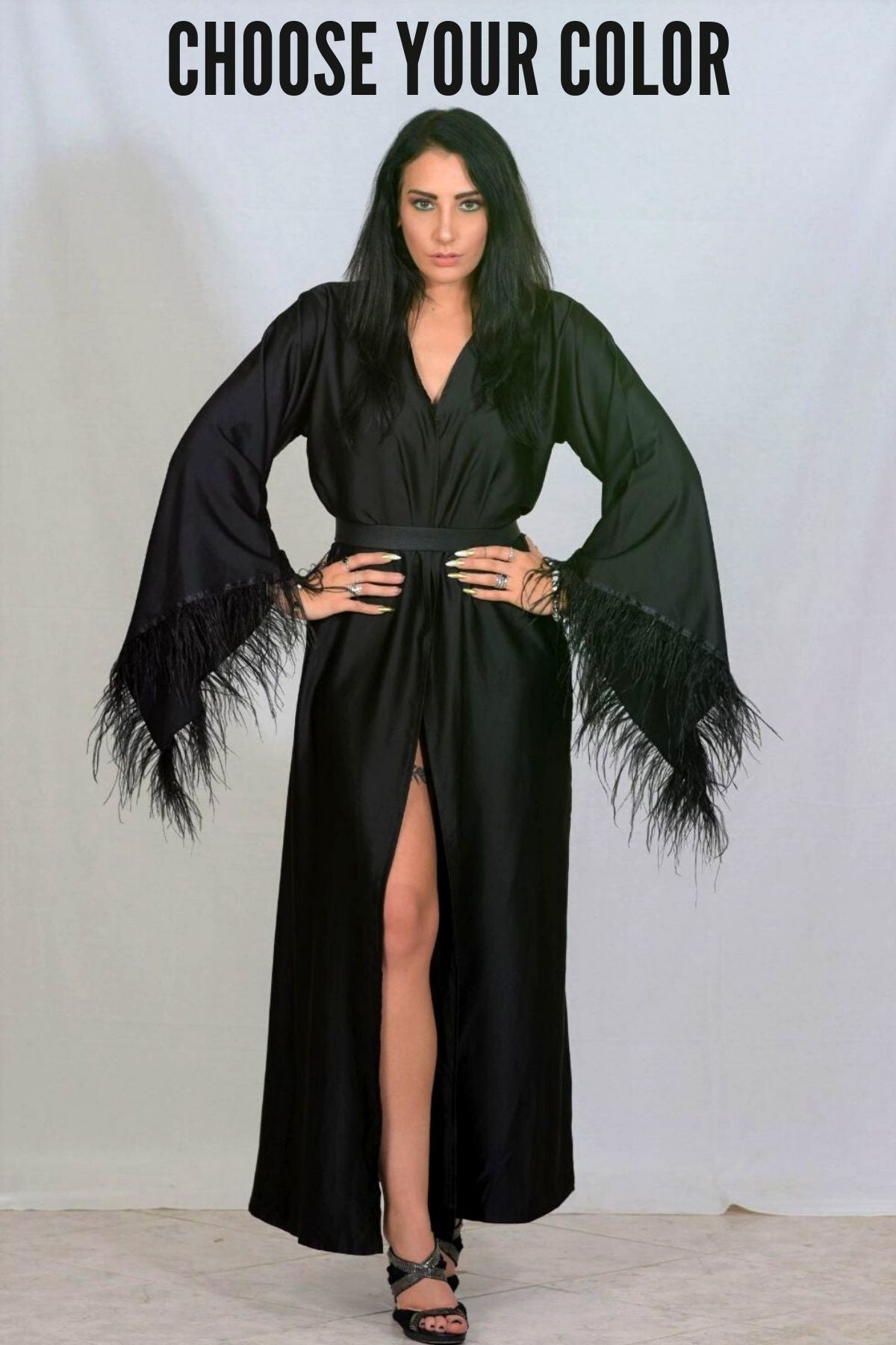 Personalised Bridesmaids Robes - Feather Robes | Ellectives