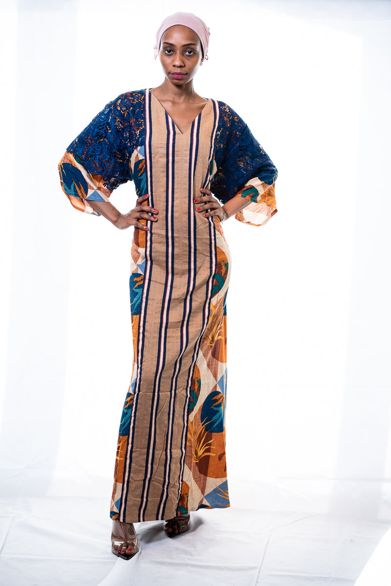 Caftan Maxi Dress - Short Sleeves Maxi Dresses | Ellectives Caftan Maxi Dress - Short Sleeves Maxi Dresses | Ellectives