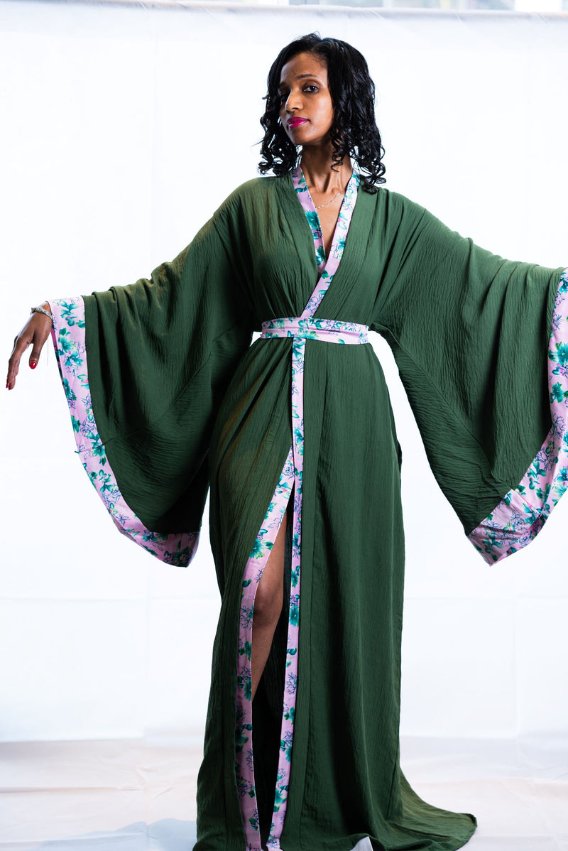 Floor Length Robes for Tall Women, Kimono Dress | Ellectives Floor Length Robes for Tall Women, Kimono Dress | Ellectives
