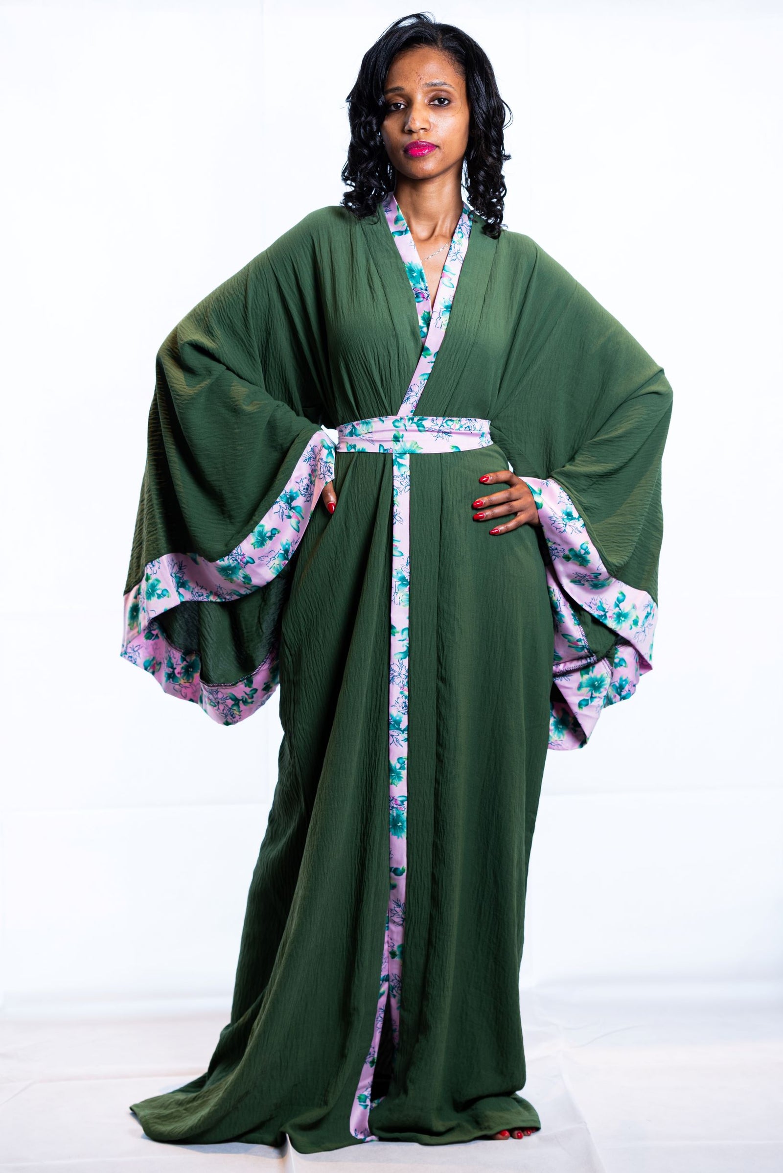 Floor Length Robes for Tall Women, Kimono Dress | Ellectives Floor Length Robes for Tall Women, Kimono Dress | Ellectives