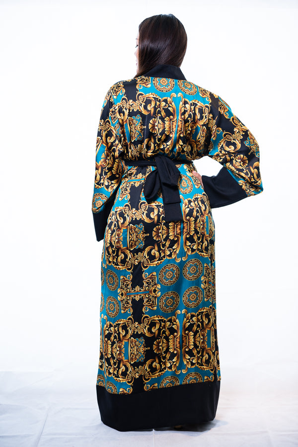 versace wrap dress 