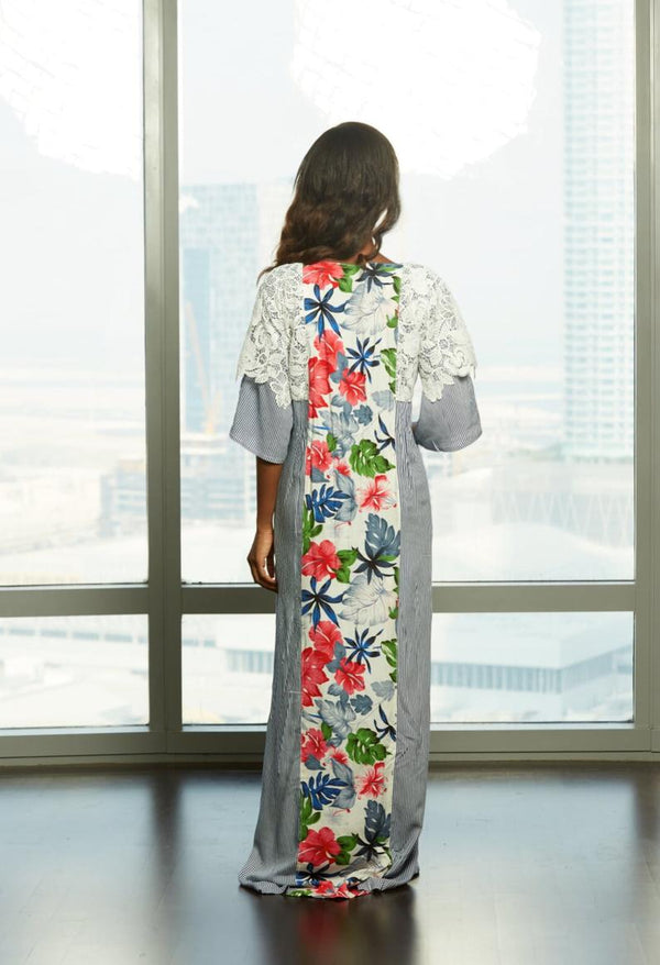 floral caftan maxi comfy floral