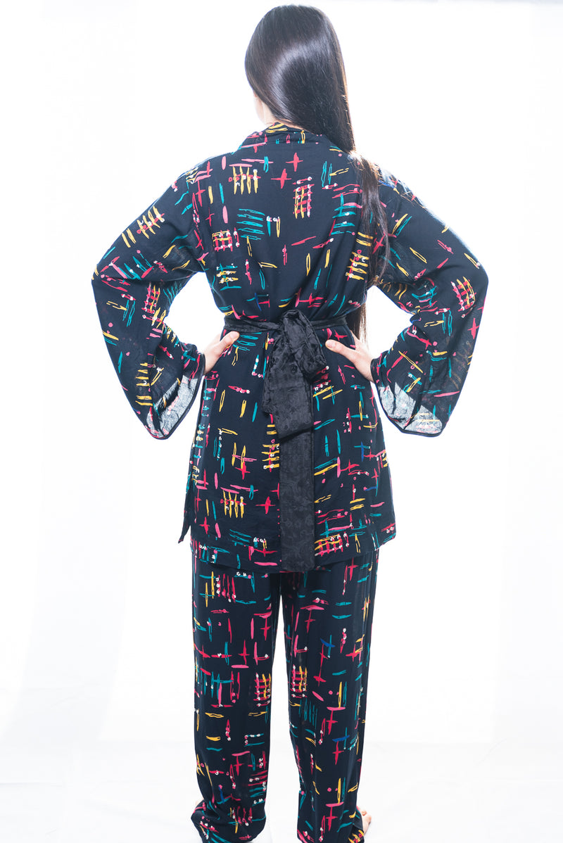 kimono pajama set