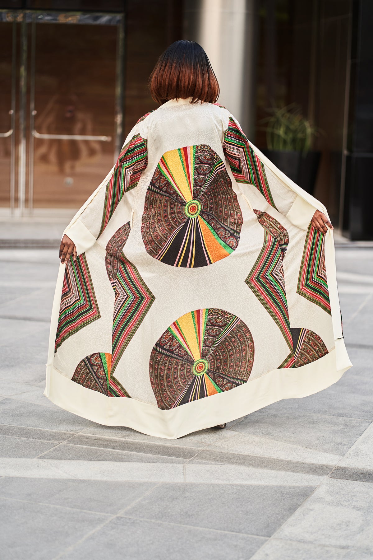 Custom Robes - Silk Printed Kimono Robe | Ellectives