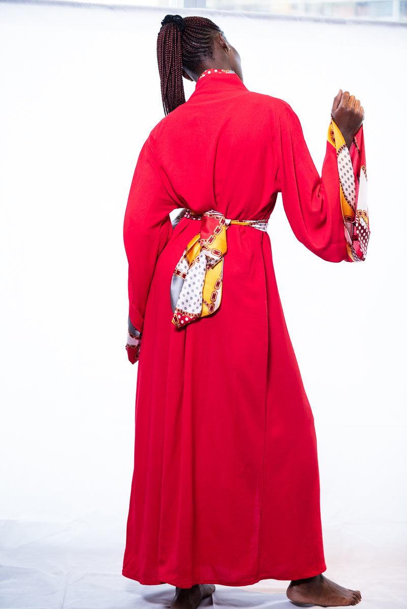 maxi kimono dress