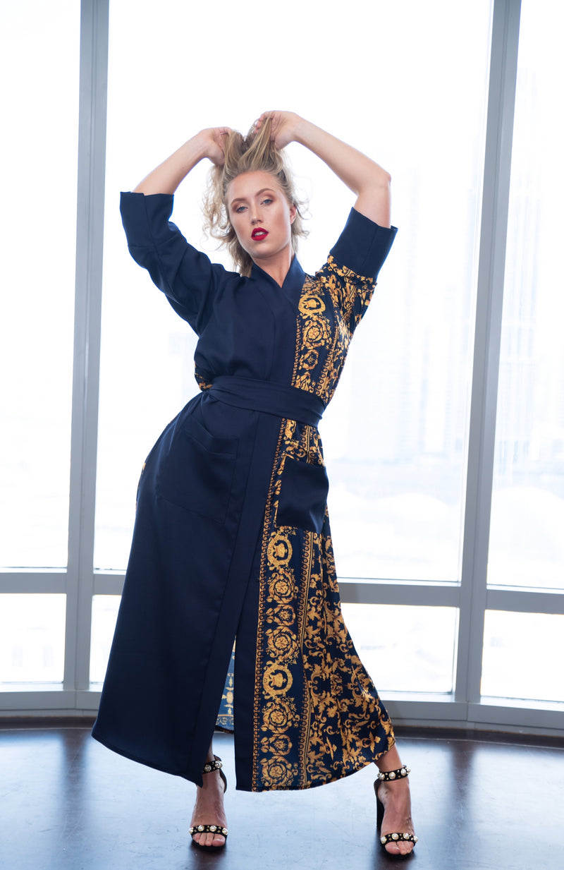 Luxury versace kimono dress