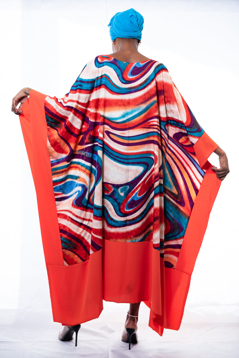 Silk Kaftan Dress | Plus Size Cocktail Dress Silk Kaftan Dress | Plus Size Cocktail Dress