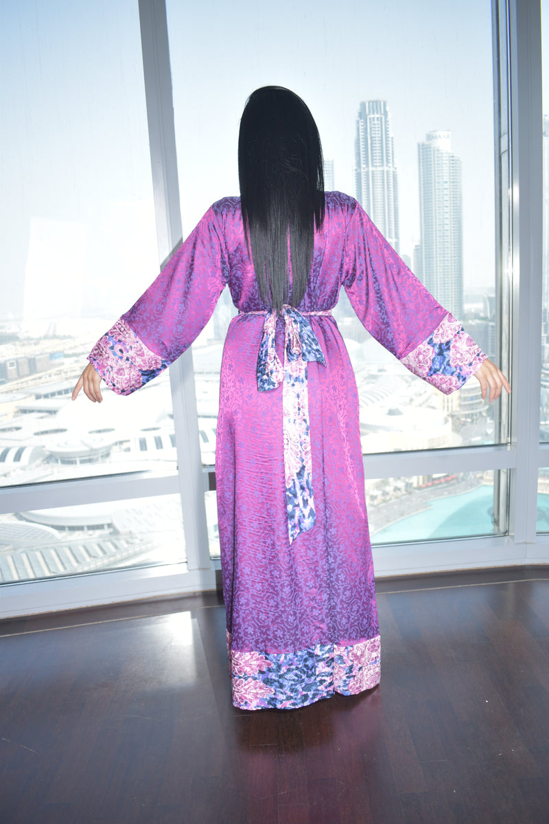 purple magic kimono Dress