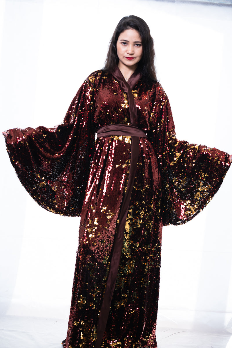 Sequin Robe - Luxury Kimono Dress | Ellectives Sequin Robe - Luxury Kimono Dress | Ellectives