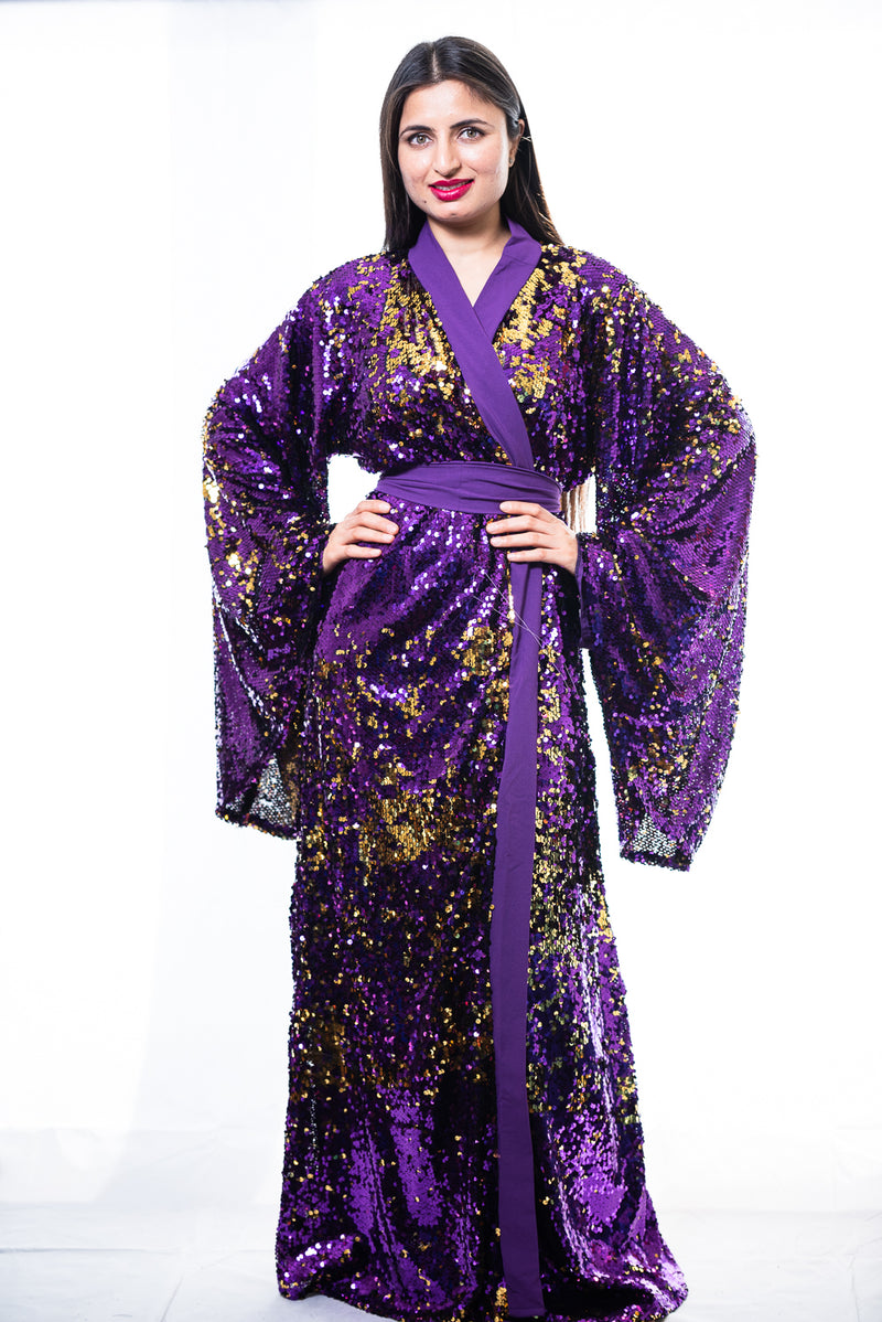 sequin kimono plus size