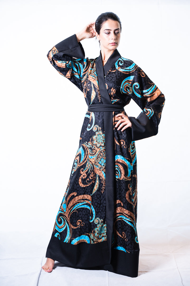 Arianna silk kimono Robe